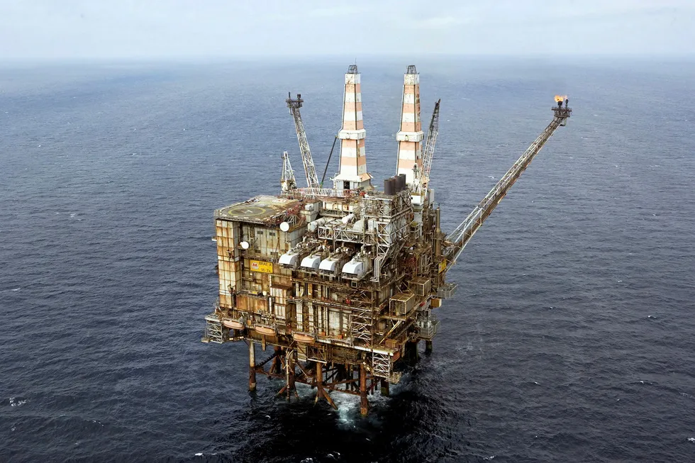 Marathon fine: the Brae Alpha platform in the UK North Sea