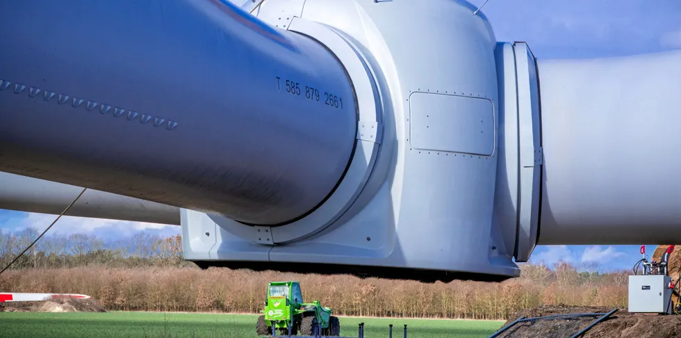 Nordex has seen orders for large turbines dominate.