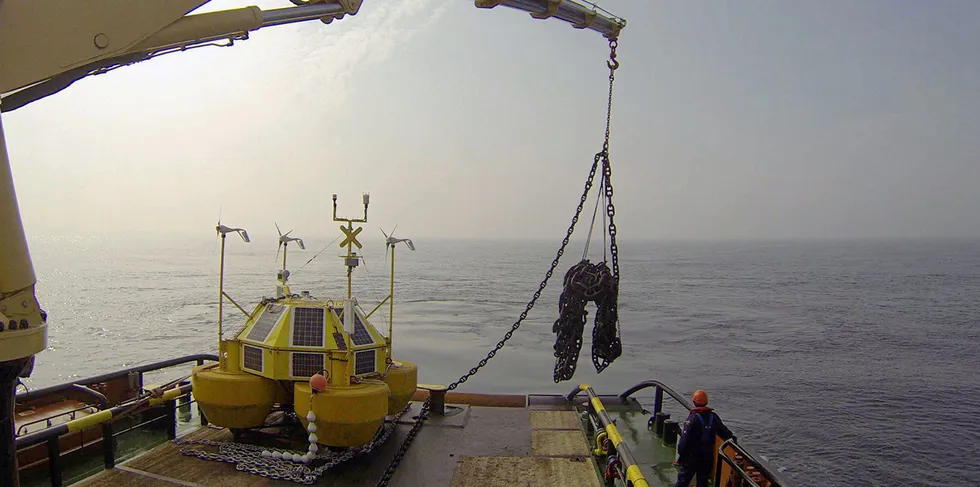 Eolos LiDAR buoy to be used as part of TGS survey of New York Bight