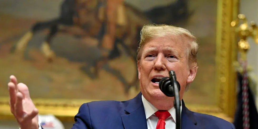 Former US President Donald Trump