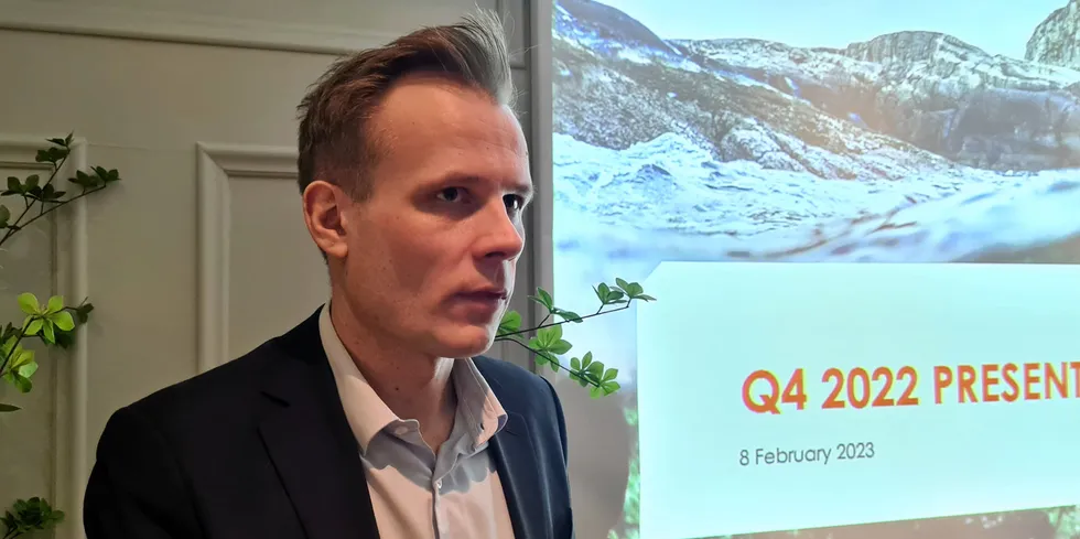 Trond Hakon Schaug-Pettersen, CEO at Salmon Evolution.