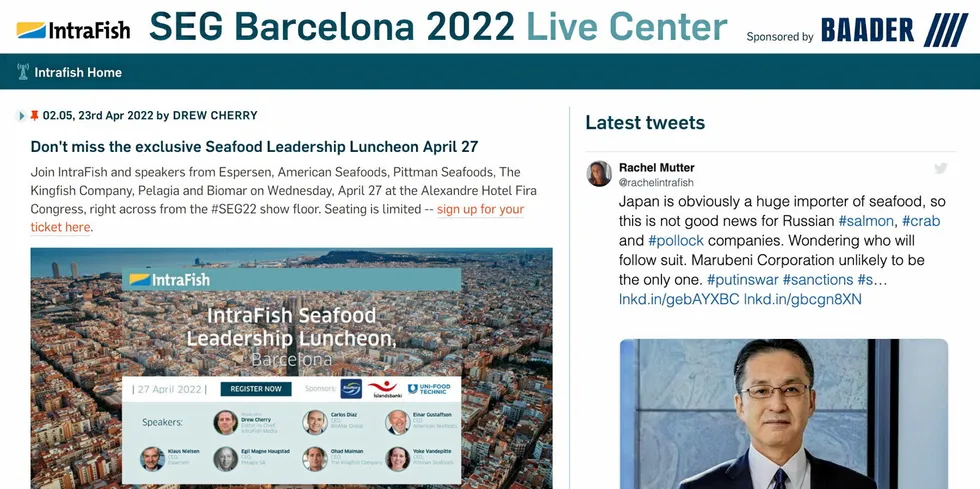SEG Barcelona Live Center.