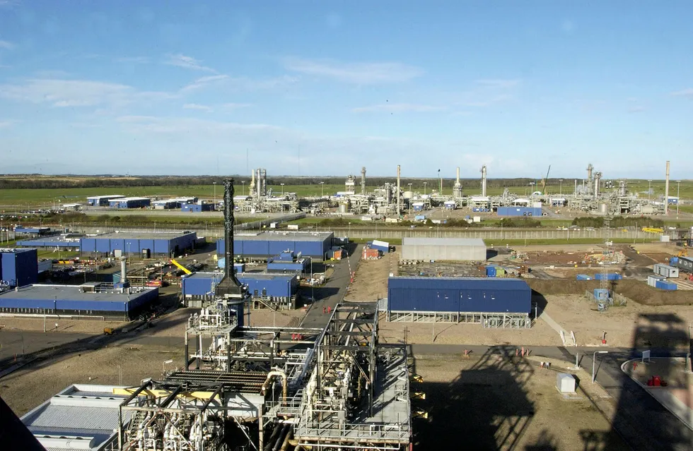 Proposed cuts: at the St Fergus gas plant near Peterhead