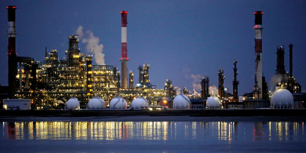 Total refinery in Donges, western France