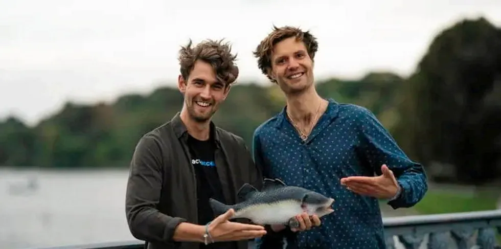 Hooked seeks further funding. Tom Johansson and Emil Wasteson: co-founders of Hooked Foods.
