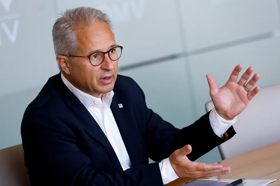 OMV chief executive Alfred Stern.