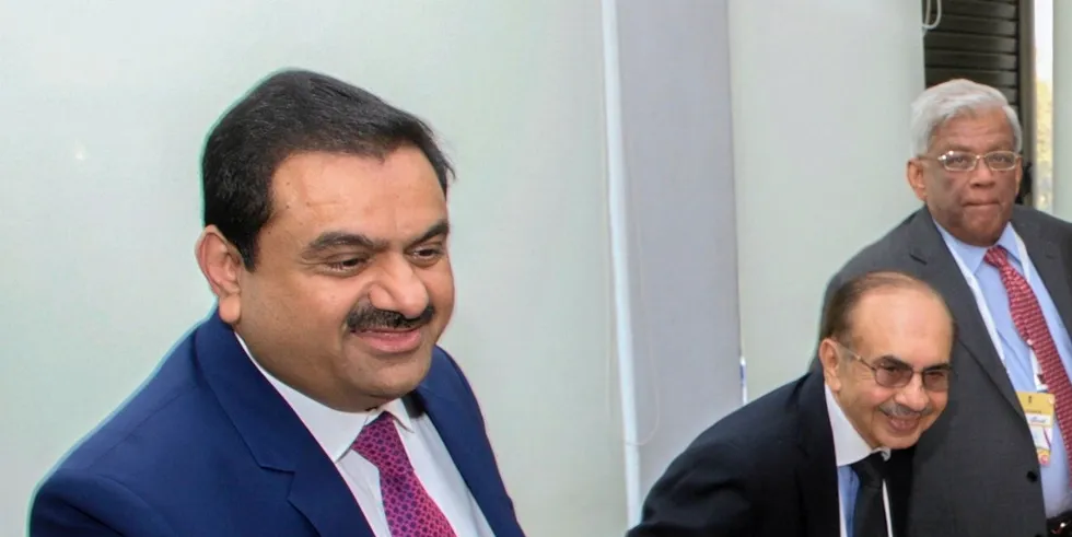 Indian billionaire Gautam Adani.