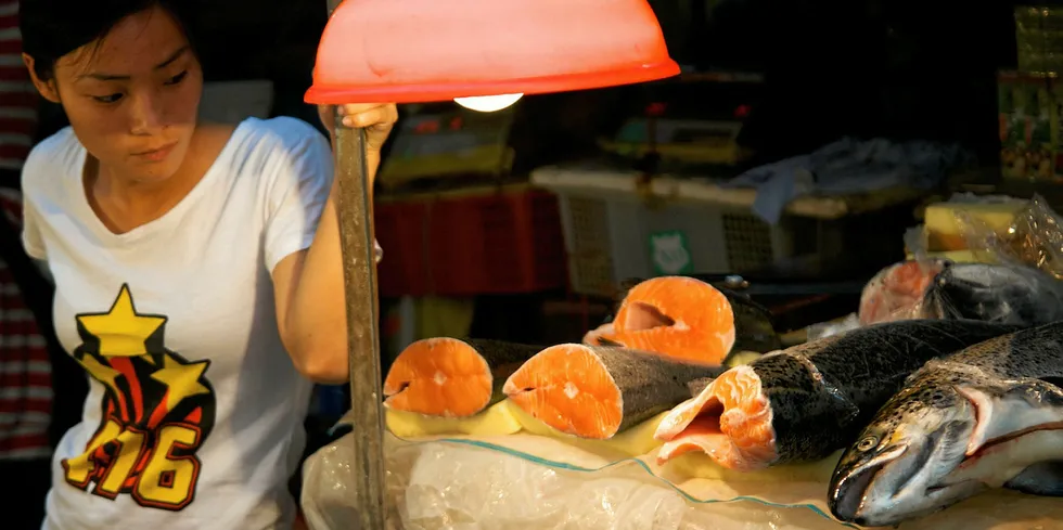 The Norwegian Seafood Council (NSC) said Norway exported 119 metric tons of fresh salmon to China in the first week of July.