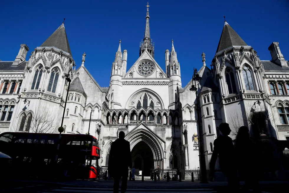 The High Court in London.