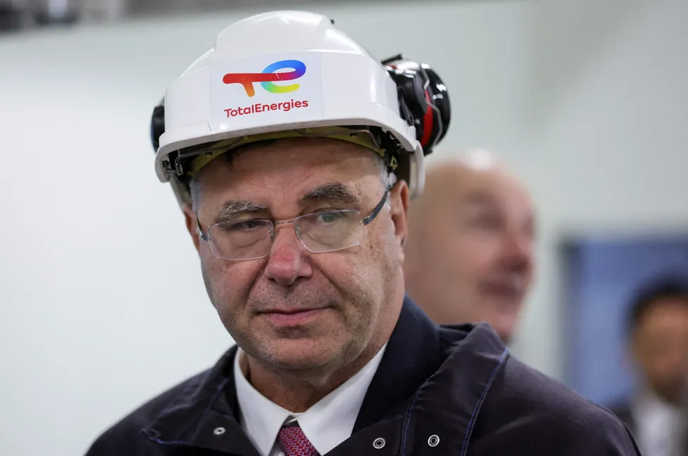 Hands full at Shetlands: TotalEnergies chief executive Patrick Pouyanne.