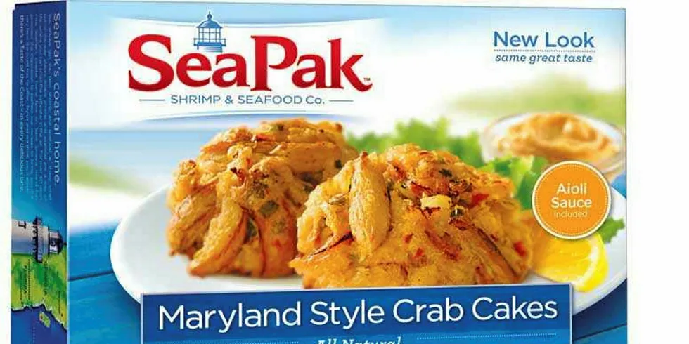 SeaPak Maryland-style crab cakes.