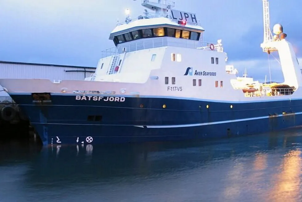 The trawler Batsfjord, owned by Leroy Havfisk.
