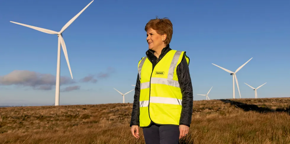 Scotland's First Minister Nicola Sturgeon.