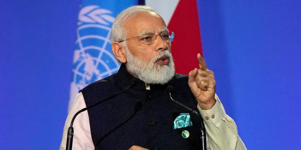 India's Prime Minister Narendra Modi