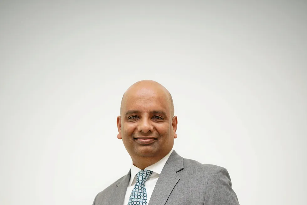 Offshore award: Mahesh Swaminathan, senior vice president of McDermott’s Global Subsea, Offshore & Floating Facilities business.