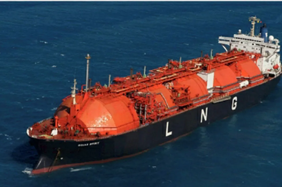 Golar LNG's Golar Spirit . .