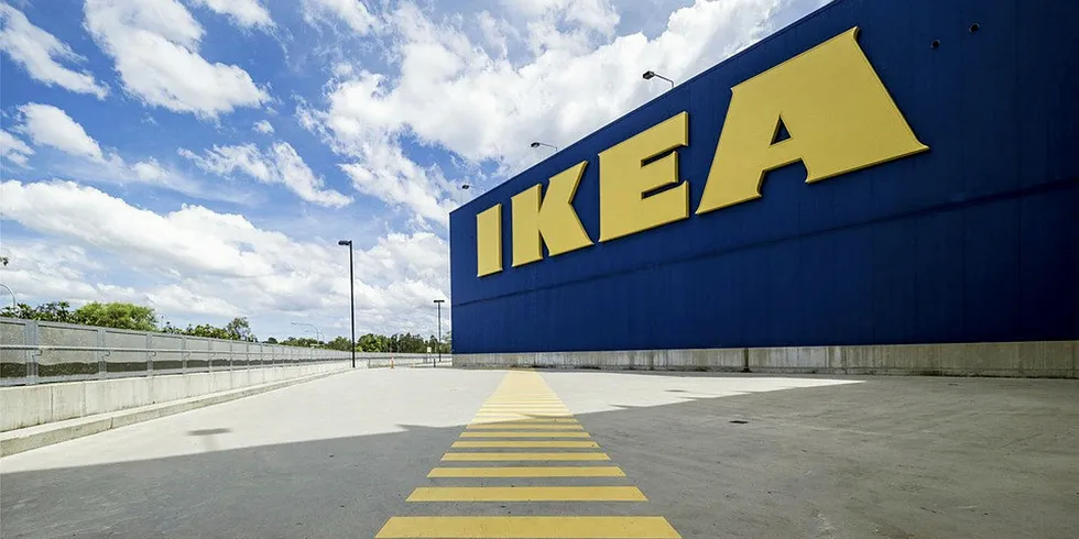 IKEA storefront.