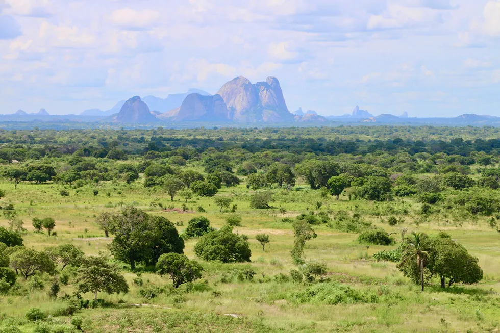 Power plan: view from the Nampula-Cuamba train in northern Mozambique, part of the region's important Nacala Corridor