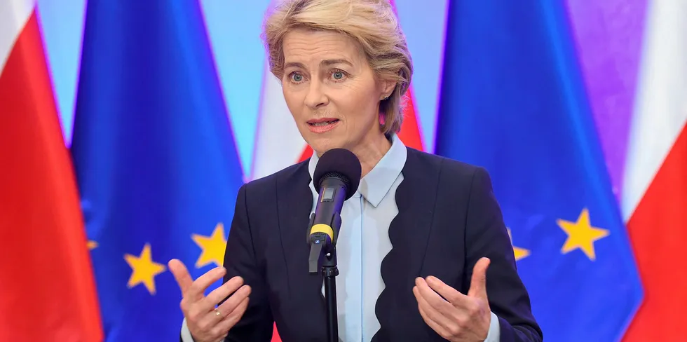 European Commission president Ursula Von der Leyen.