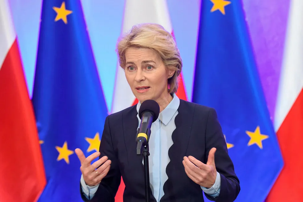 European Commission president Ursula Von der Leyen
