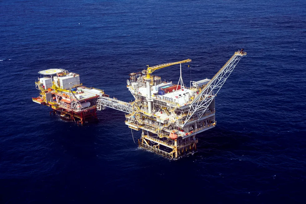 BPTT's Cassia A and Cassia B platforms off Trinidad