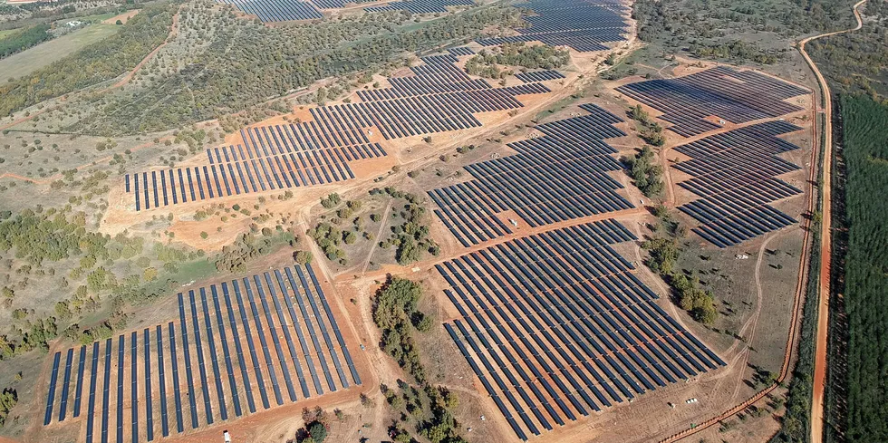 A Solaria solar park in Spain.