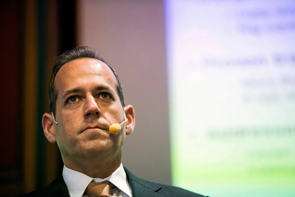 Deal: Valaris chief executive Anton Dibowitz
