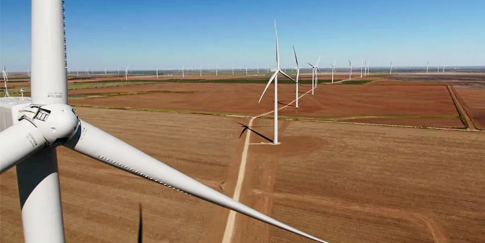Orsted's Willow Springs wind farm, also in Texas