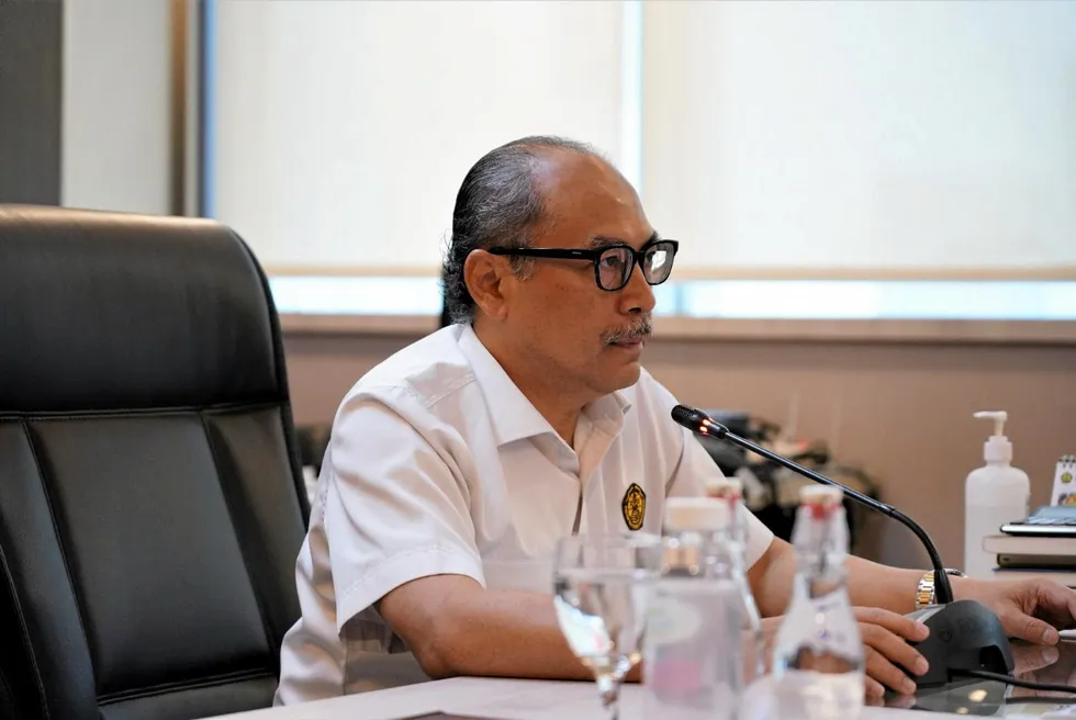 Acreage offering: Tutuka Ariadji, Indonesia's director general of oil and gas.