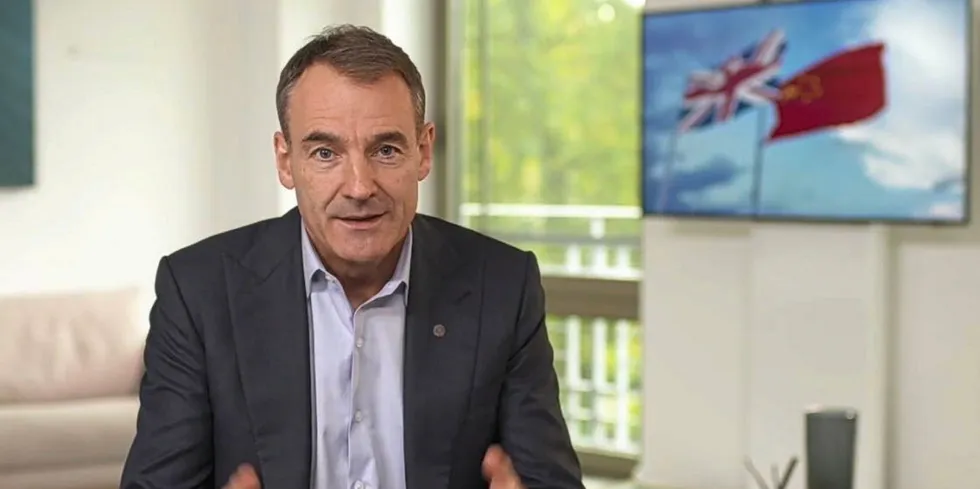 Profits below forecasts: BP chief executive Bernard Looney.