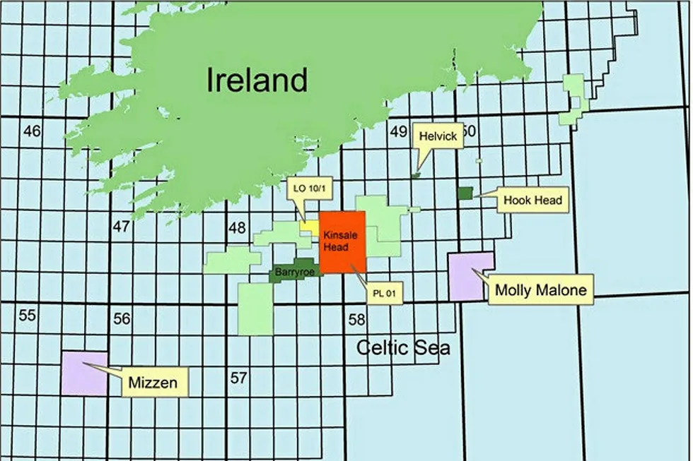 Ageing facility: Kinsale Head platform