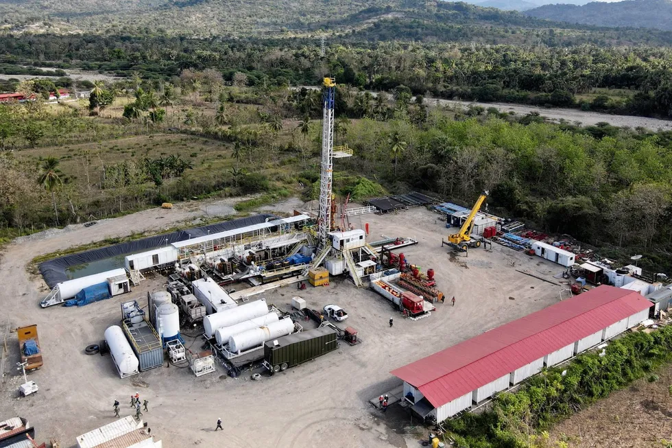 Operations: at the the Kumbili-1 location, Timor-Leste