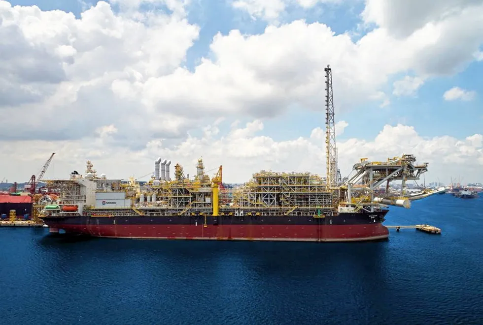 Arriving: the Modec-owned Miamte FPSO, set to produce in the Amoca-Mizton-Tecoalli field for Italy's Eni offshore Mexico