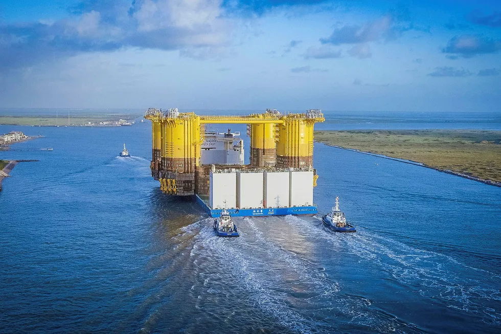 Big arrival: Appomattox hull makes US debut