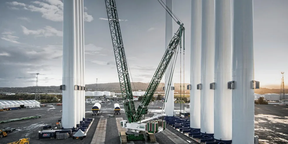 Segments for Vestas offshore turbine towers