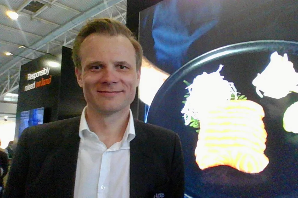 Salmon Evolution CEO Trond Schaug-Pettersen.