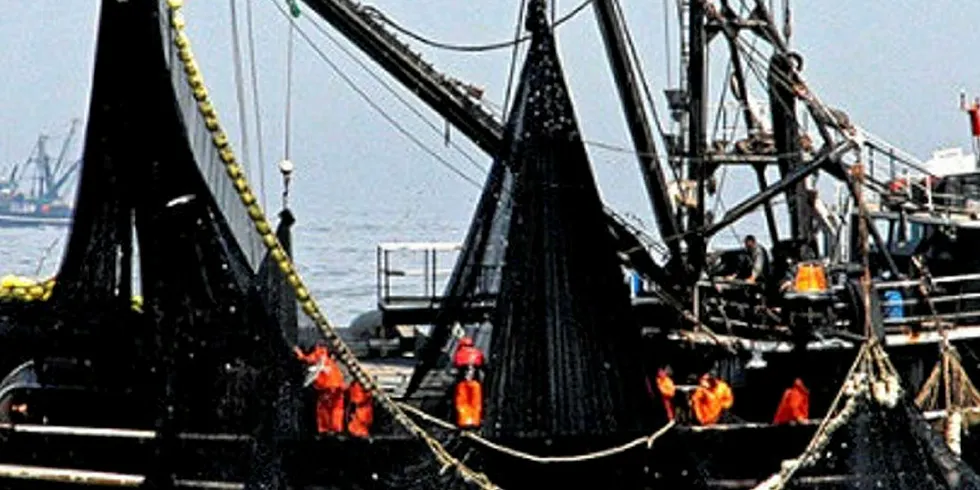 Peruvian anchovy harvester.