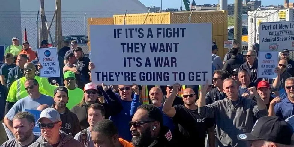 The International Longshoremen’s Association has halted negotiations with the US Maritime Alliance amid automation disputes.