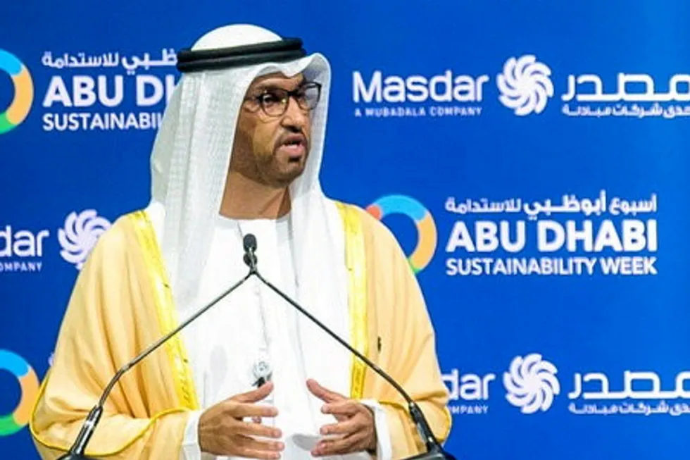 Award: Adnoc chief executive Sultan Ahmed al Jaber