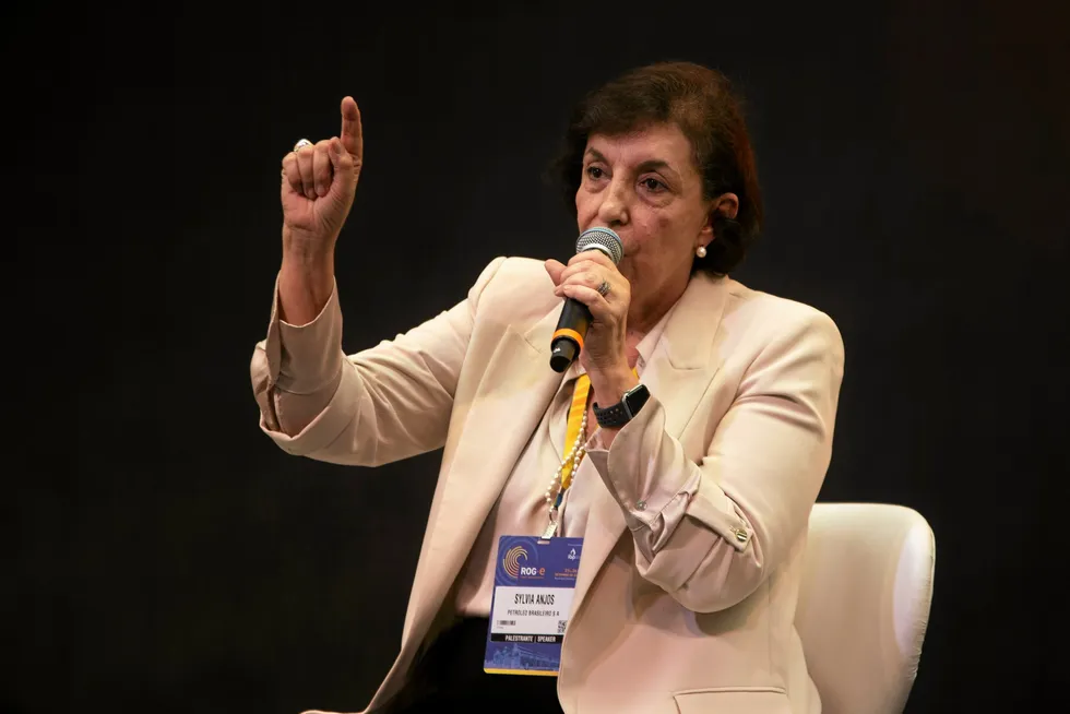 Petrobras exploration and production director Sylvia Anjos.