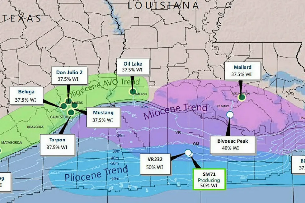 List of prospects: Hilcopr and Otto are carrying out drilling campaigns in Louisiana and Texas