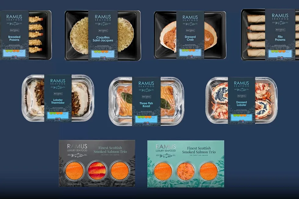 Ramus Seafood's range of products.