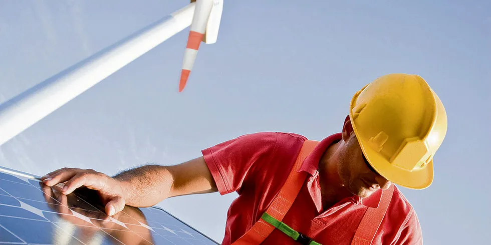 DNV GL forecasts the global PV fleet to be producing 36PWh a year by 2050 and wind farms 17PWh