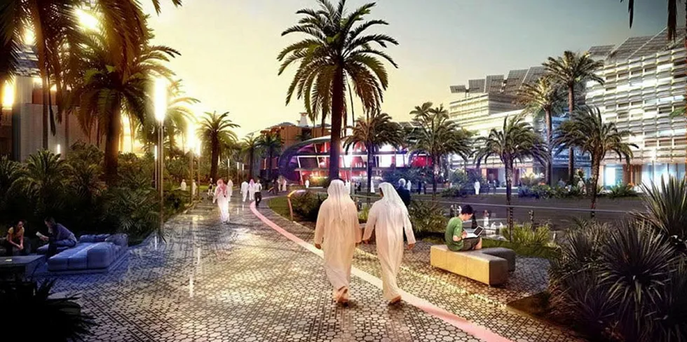 The demonstrator would be at Masdar City.