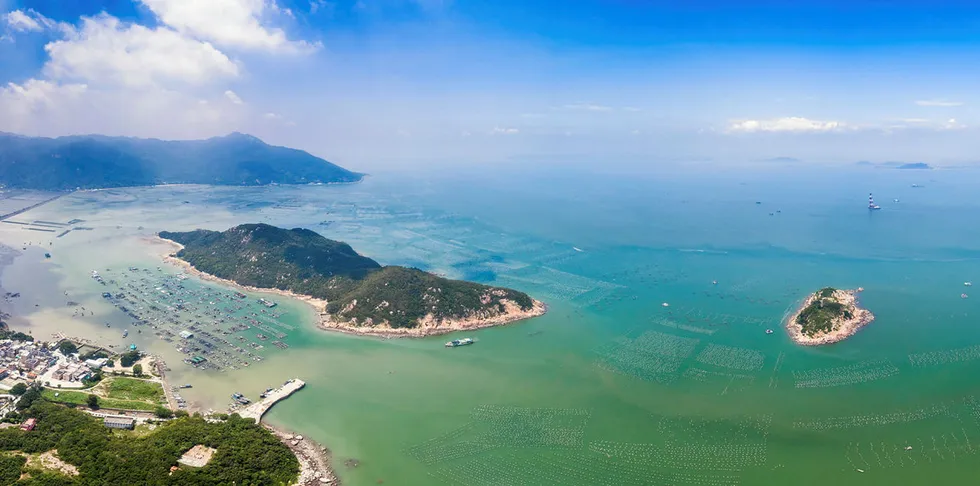 The Guangdong coast.