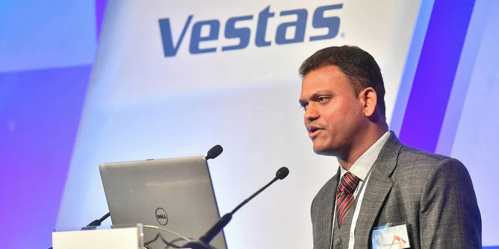 Make Consulting's Shashi Barla at WindEurope 2017 yesterday