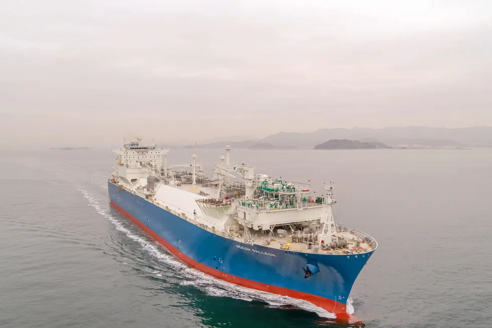 Chosen one: the Hoegh Galleon floating storage and regasification unit is lined up for AIE's for Port Kembla LNG import project in Australia