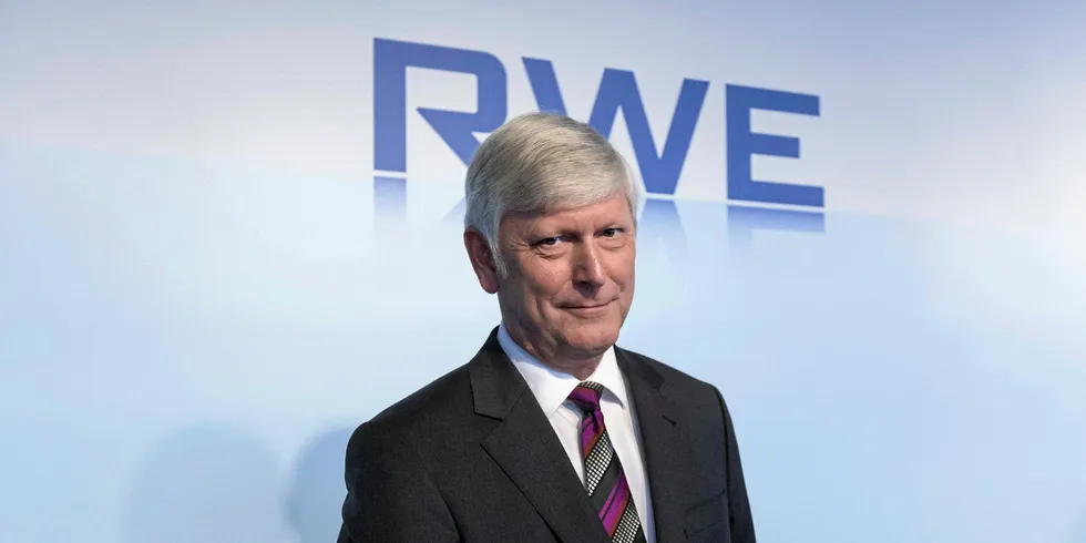 RWE chief executive Rolf Martin Schmitz