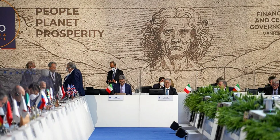 G20 finance minister and central banks meeting in Venice in July 2021