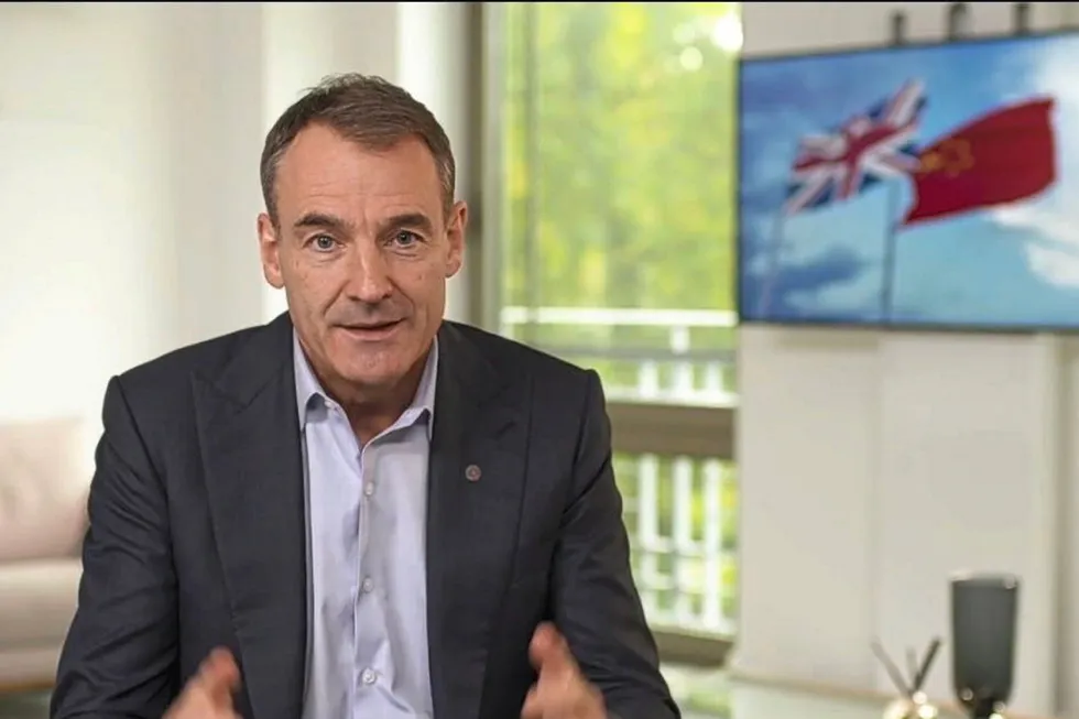 ’New chapter’: BP chief executive Bernard Looney.